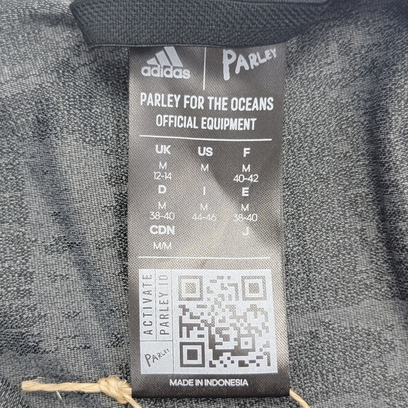 Adidas X Parley Short Sleeve Cycling Jersey Women Size M Black HF9020 New - Picture 11 of 12